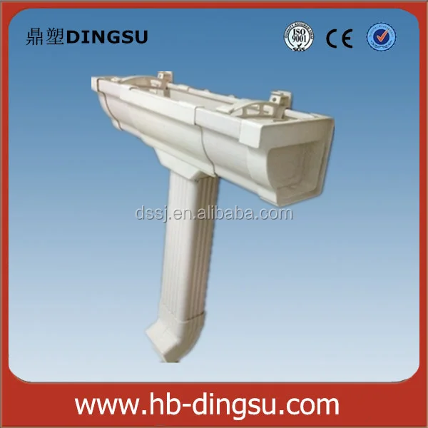 Square 5.2K PVC Roof Gutter Philippines Nigeria Ghana Mauritius India US