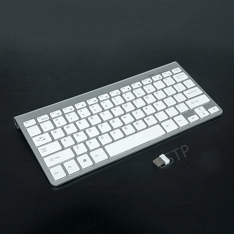 Portable Mute Keys Keyboards 2.4G Ultra Slim Wireless Keyboard Scissors