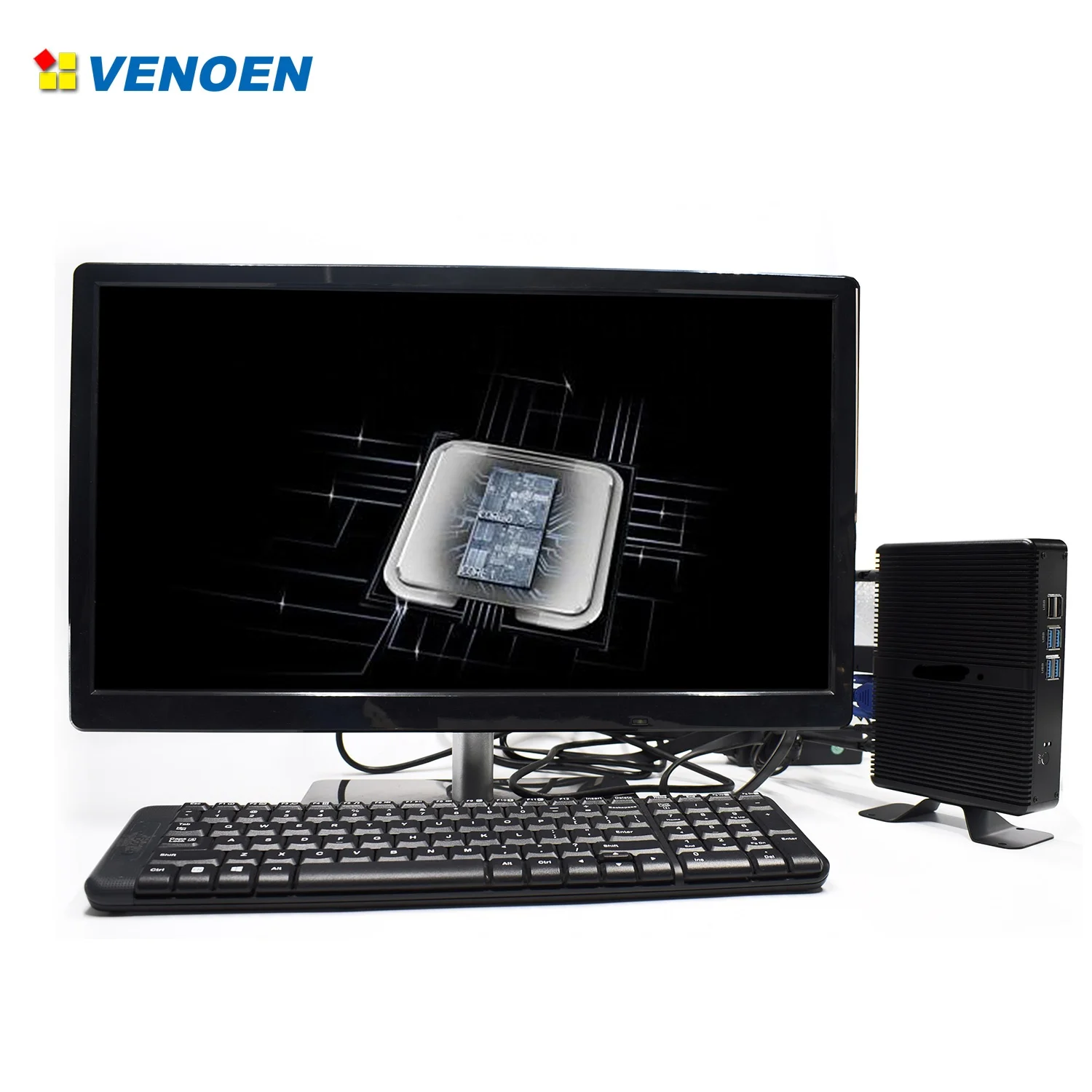 low power cost gaming i7 5550U barebone fanless mini computer pc i7 4k  portable win10 with battery for tv streaming