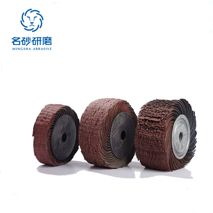 Customized Abrasive Polishing Emery Cloth Wire Wheel Sanding Paper Grinding Wheel Polishing Surface for Grinding Wood Furniture