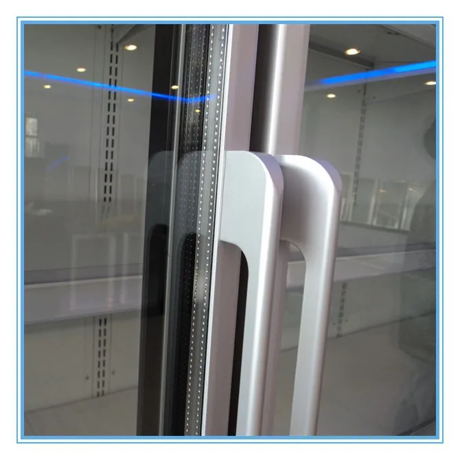 
commercial walk-in freezer aluminium glass door for freezer parts 