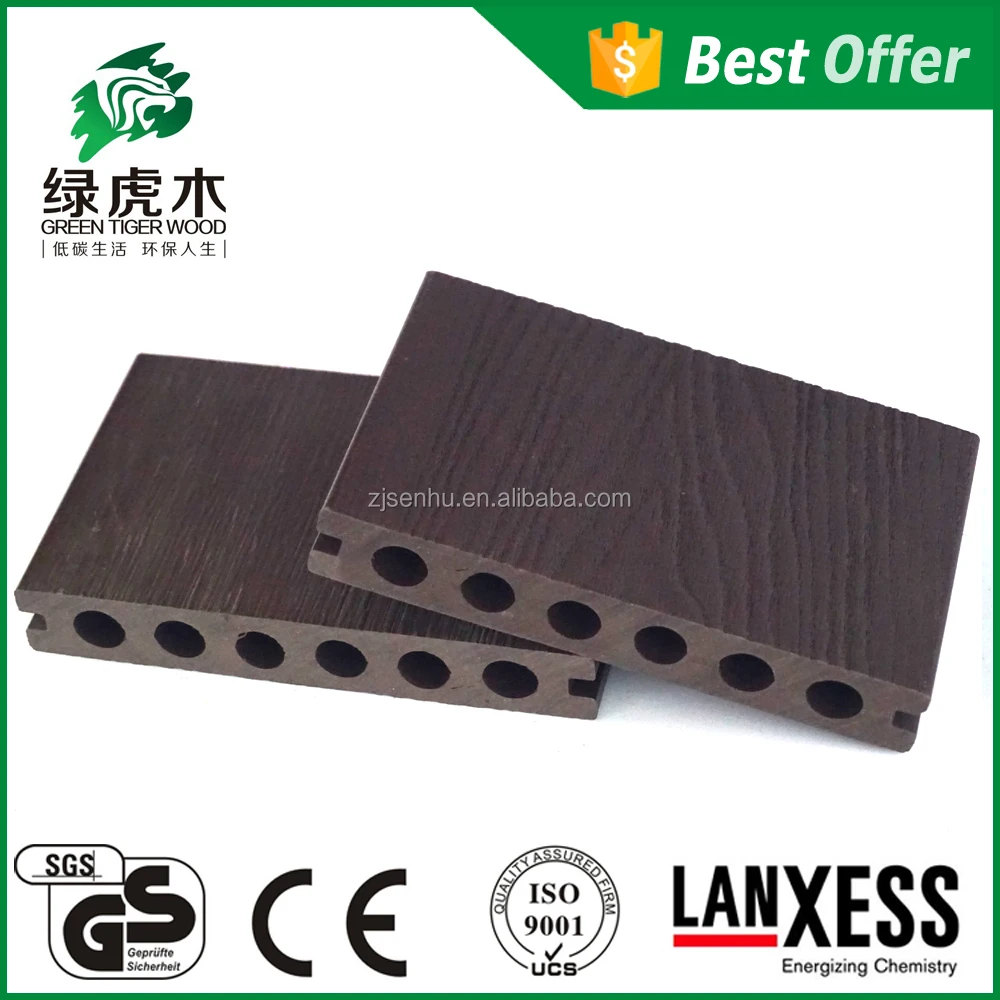 WPC Flower Pot Wood Plastic Garden Ornaments Composite Waterproof Flooring