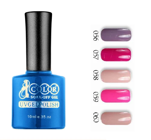 6pcs Color 1000 UV LEDgel 10ml 75 colors for choices in feifan