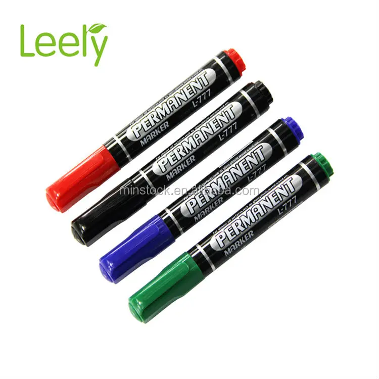 oil based permanent marker pen with a clip refillable