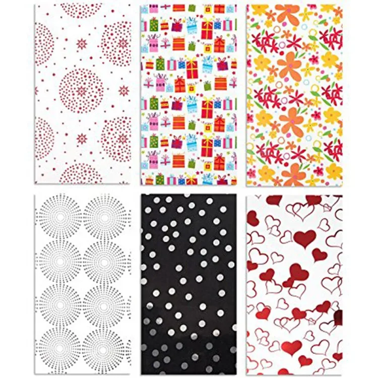 New pattern Size Christmas Gift Wrapping Virgin Kraft Paper with best price