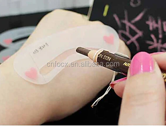 Eyebrow Drawing Card / eyebrow makeup tool / eyebrow template
