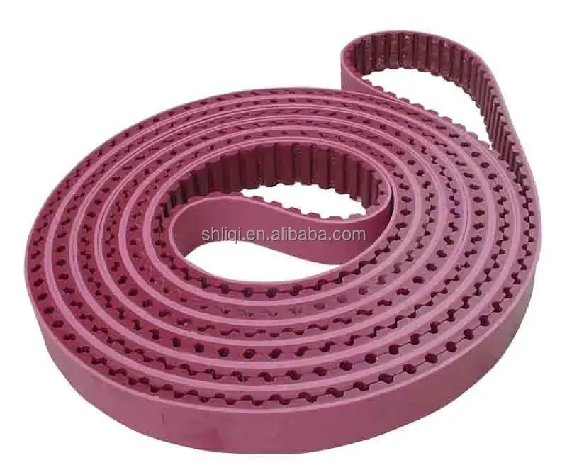 Rubber synchronous belt, special red adhesive belt