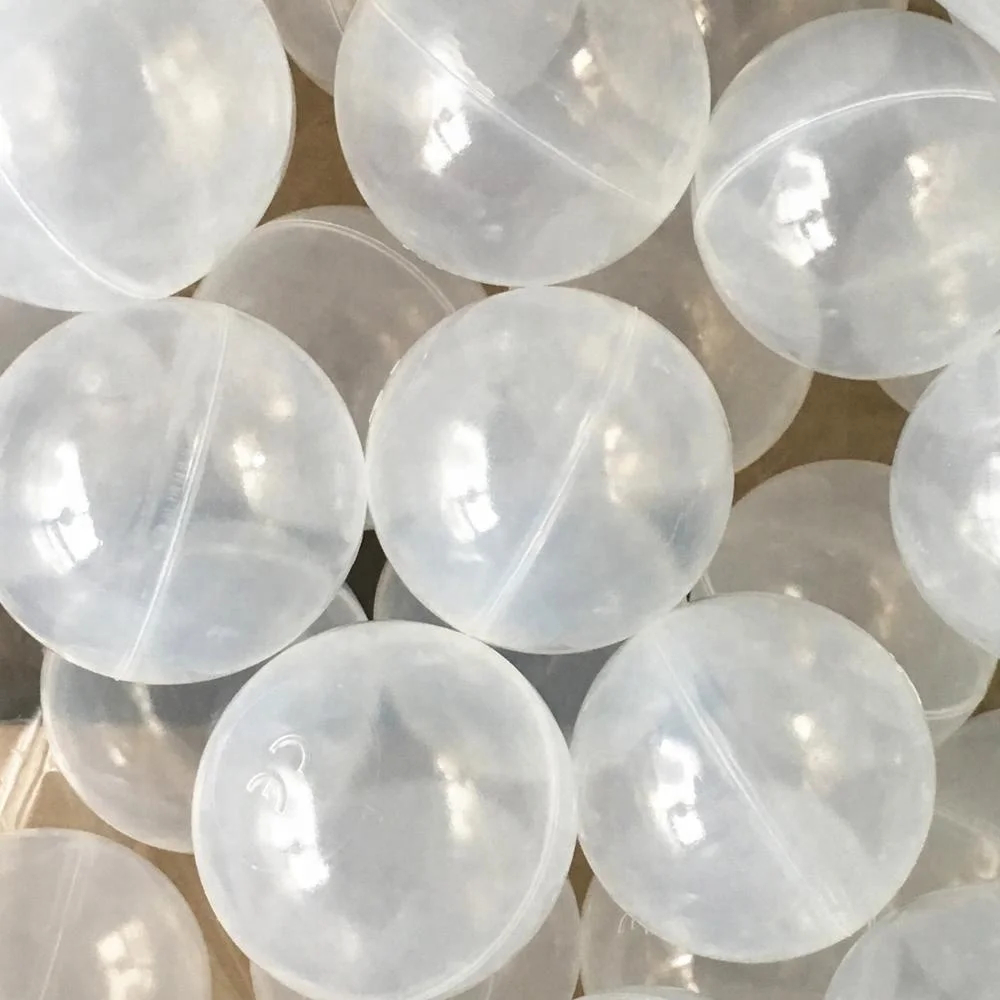 6cm 7cm 8cm celar soft plastic hollow balls for kids toy