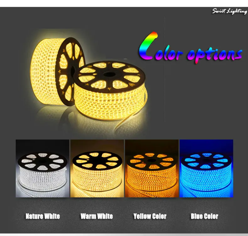 
Hot Sale 220V 5050 LED Rope Light 