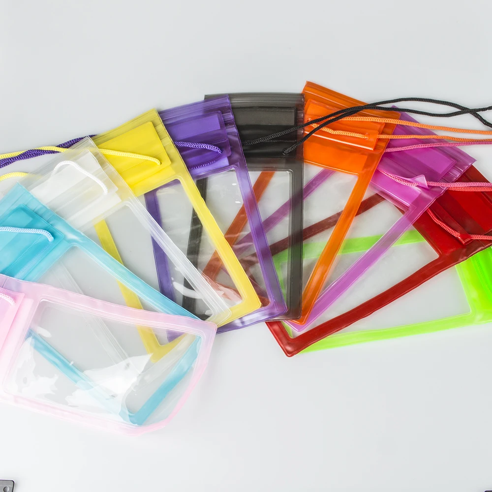 Clear Water Proof Phone Cover Bag Pouch Diving Sports Cartoon Style Floating Waterproof Phone Case for Summer Vocation