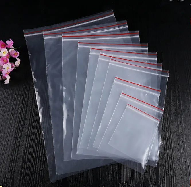 LDPE material clear plastic bags 1kg