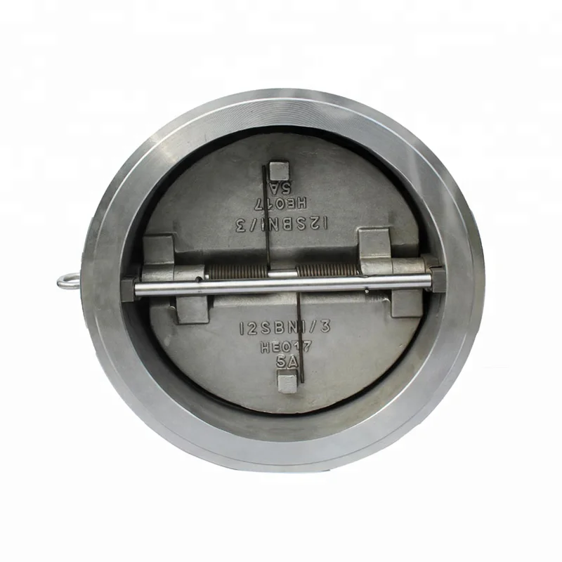 
DN300 150LB Super Duplex 2507 Wafer Dual Plate Check Valve Sea Water Duo Check Valve 