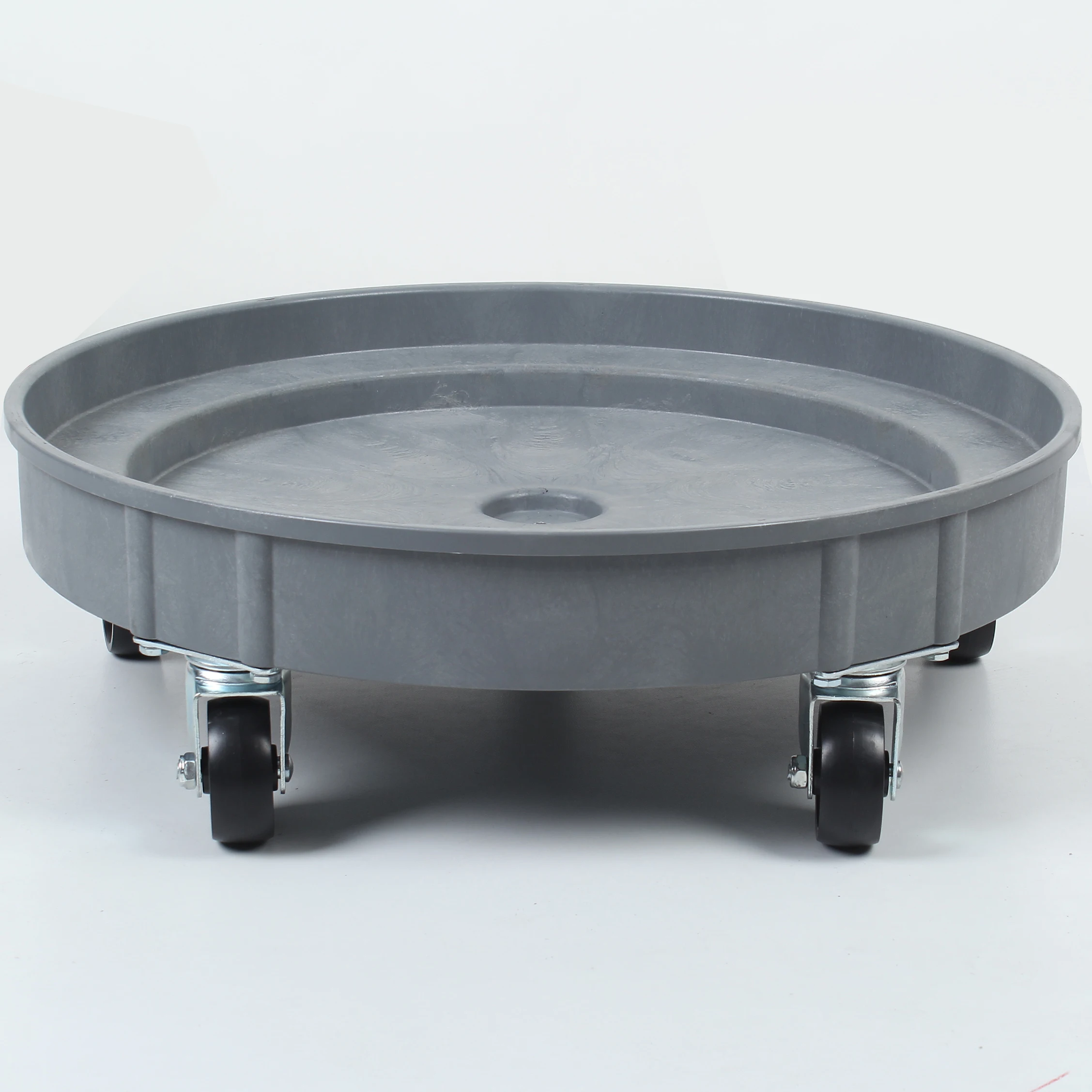 
plastic round moving drum dolly 