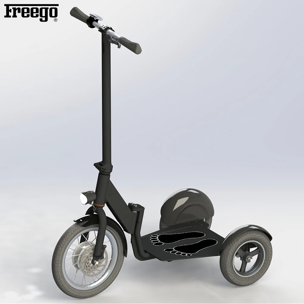 2017 New 3 Wheels Black Electric Scooter