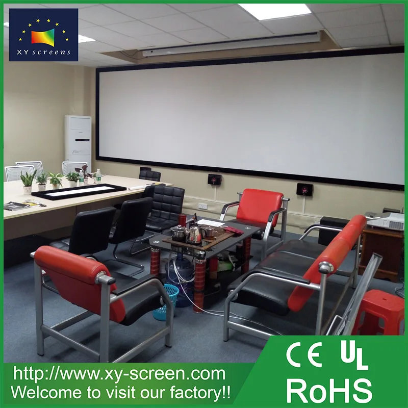 Xyscreen большой заказ Размер 9 м x 3.5 М фиксированной проекционный экран Рамка