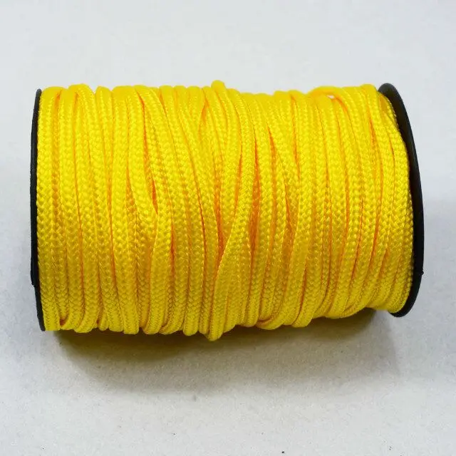 Hot sale durable strong round double braided polyester rope nylon rope