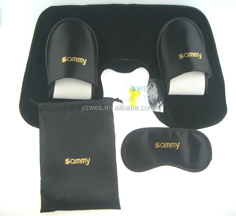 4 in 1 easy to take economy class airline travel kit