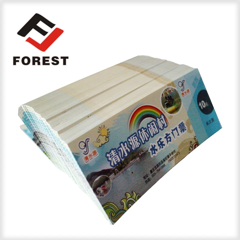 
Promotional custom printed concert tickets,ticket hologram anti-counterfeiting printing 