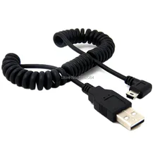 3ft Flexible Spending Turn Right Universal USB / Mini USB Charging Cable Charging Cable Electronic Gadgets