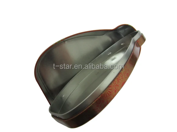 new Special shaped tin box for cookies and tea packaging