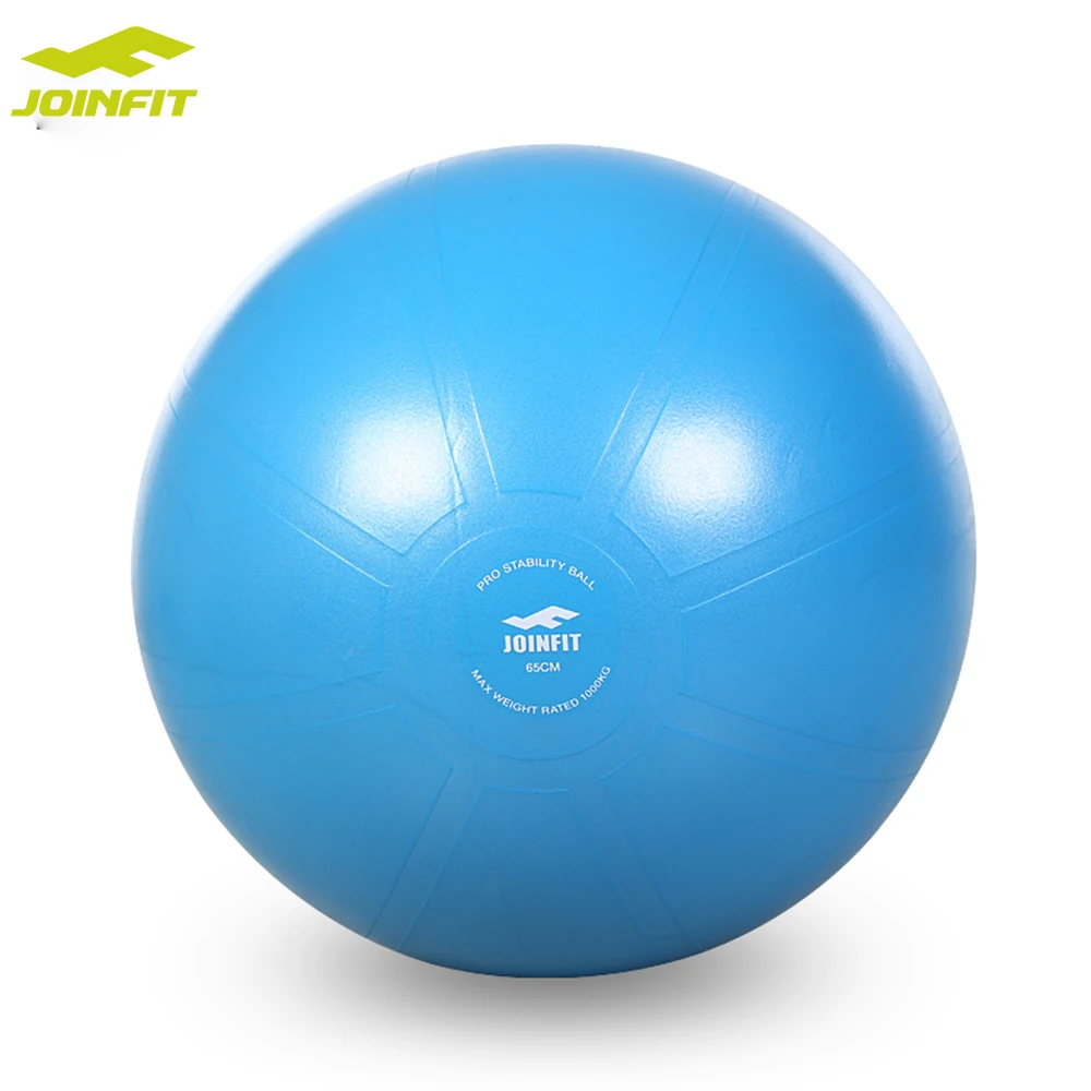Exercise Ball Multiple Sizes for Stability, Balance & Yoga Workout Guide & Quick Pump Included Anti Burst