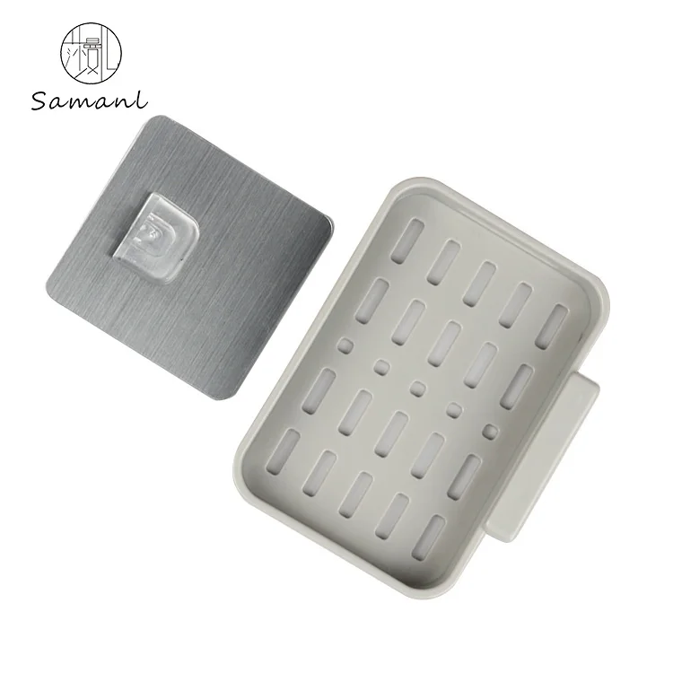 2019 Modern Style Wall Mount Plastic Bathroom Accessories Color Box Magic Stick Plastic Toothbrush Holder Plastic Bath Set