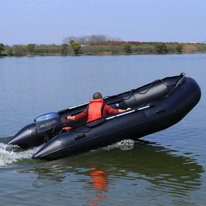 2.3M  inflatable boat  aluminum floorwith PVC/hypalon air tubet