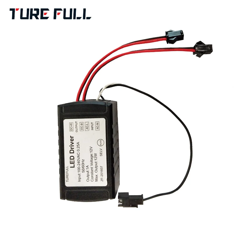 Constant Voltage Led Driver Dual Output No Waterproof 12W 12V 1A Lighting and Circuitry Design 1 - 50W 3-YEAR Single