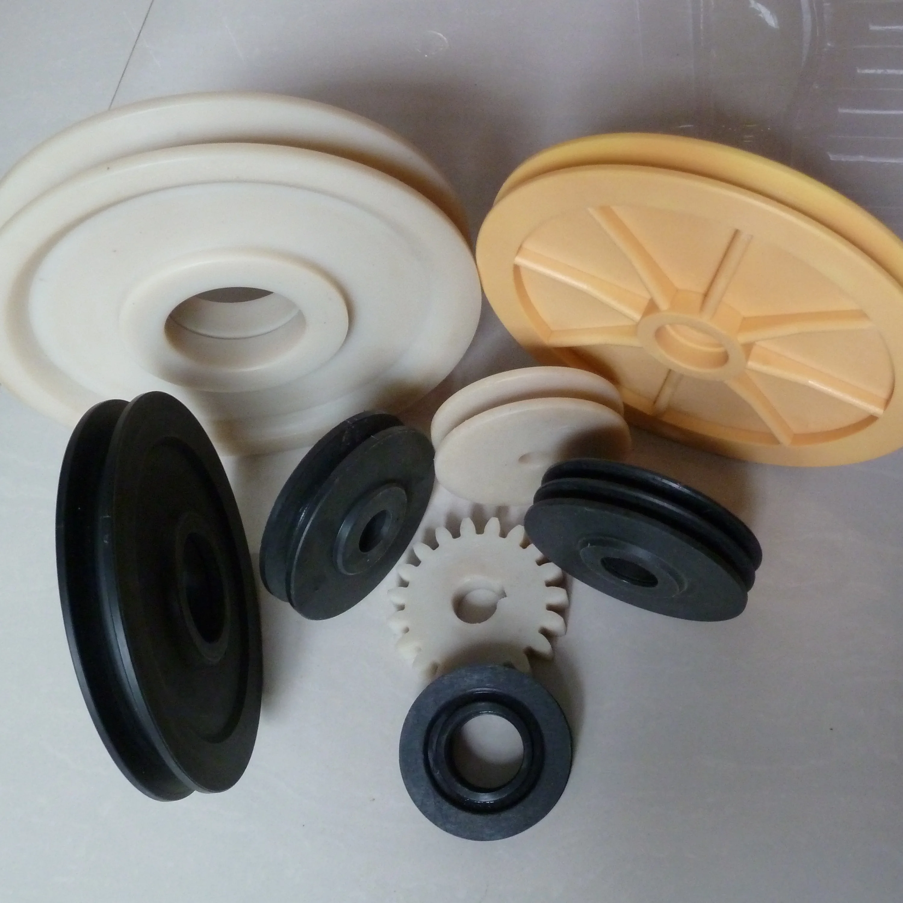 
Factory plastic nylon wire cable groove pulley 