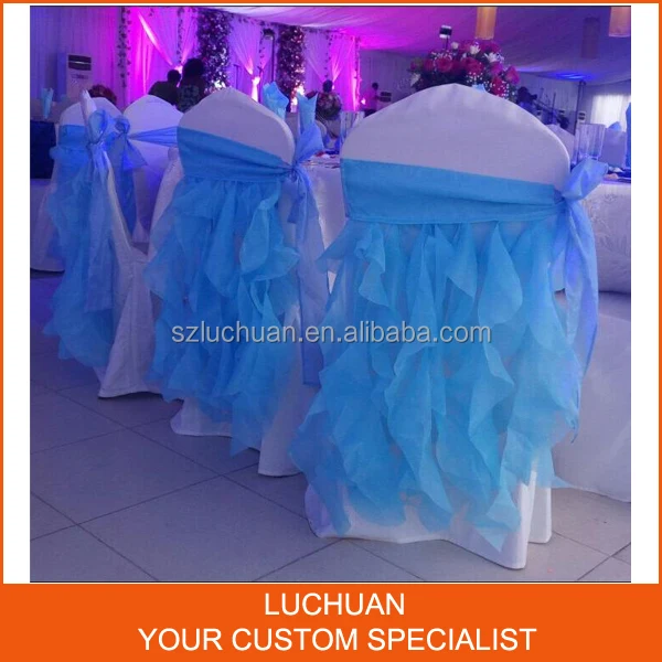 Chiavari стул с завязками спинки органза кудрявый Ивовый стул пояс