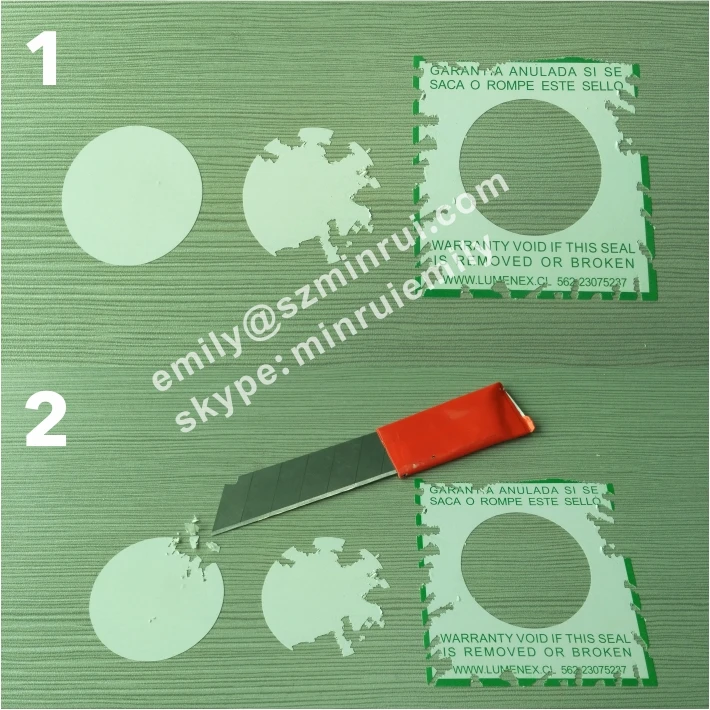 Custom Blank Round Eggshell Sticker Rolls, Blank Round Destructible Vinyl Sticker Roll, Custom Blank Graffiti Egg Shell Sticker