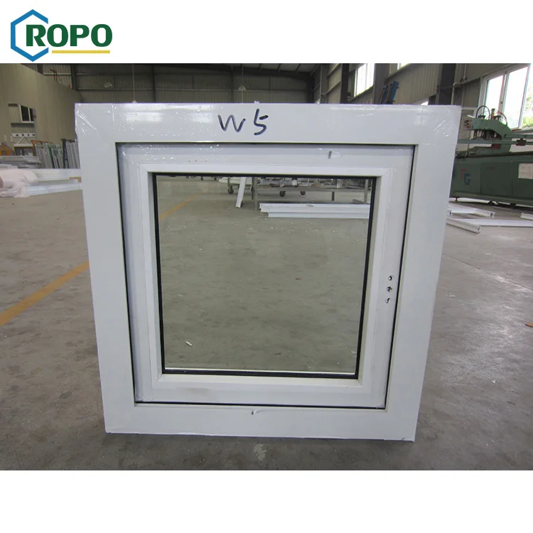 Оконное створчатое окно из пластика с двойным стеклом соответствующее сертификатам немецкого Рехау НПВХ