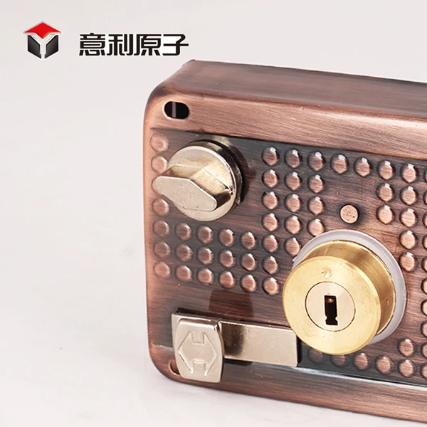 Mexico security door rim lock Door Lock Set High Security New Product Europe rim door lock
