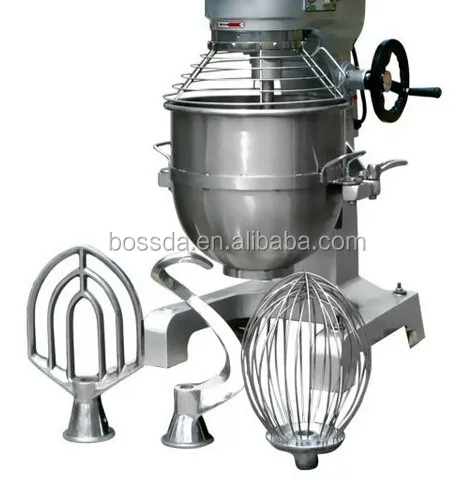Bossda Industrial stainless steel 60L 80L  planetary  concrete mixer Kitchen planetary Food Mixer