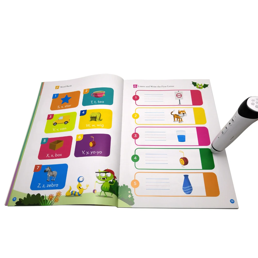 Chinese Children Language Educational English Toys Education Talking Pen Book by Sensor