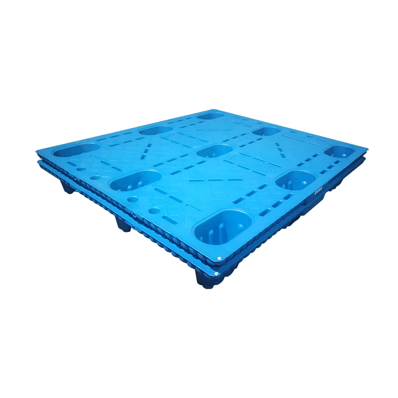 High impact resistance single side use blow mold enlightening plastic pallet