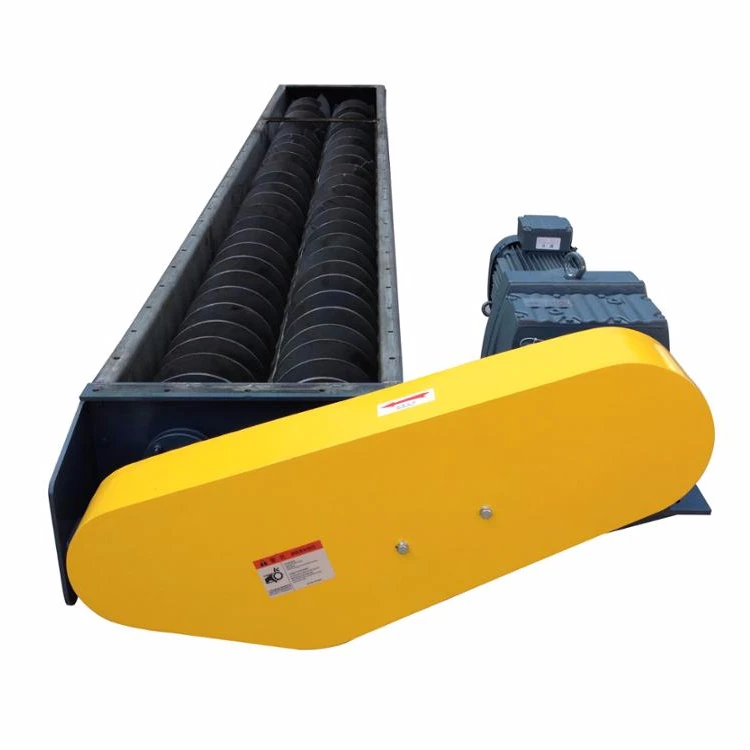 Сверхмощный двухвальный винтовой Конвейерный питатель для крупногабаритного зерна/корма/гипсового конвейера