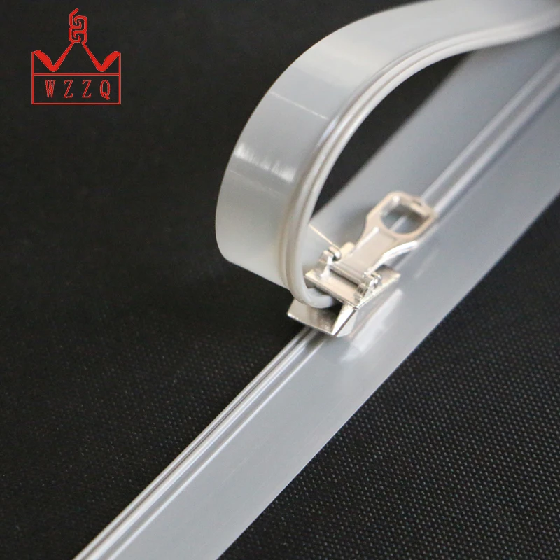 Цветная Или прозрачная пластиковая молния из полиэтилена, лучше всего подходит для сумки