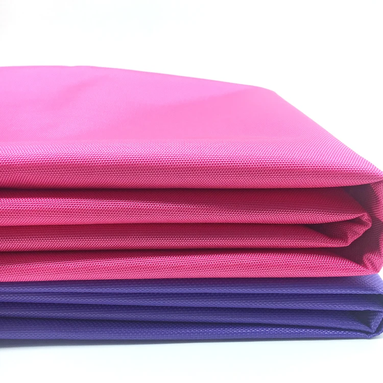 
heavy dyeing 600d waterproof terylene oxford fabric with pu coating 
