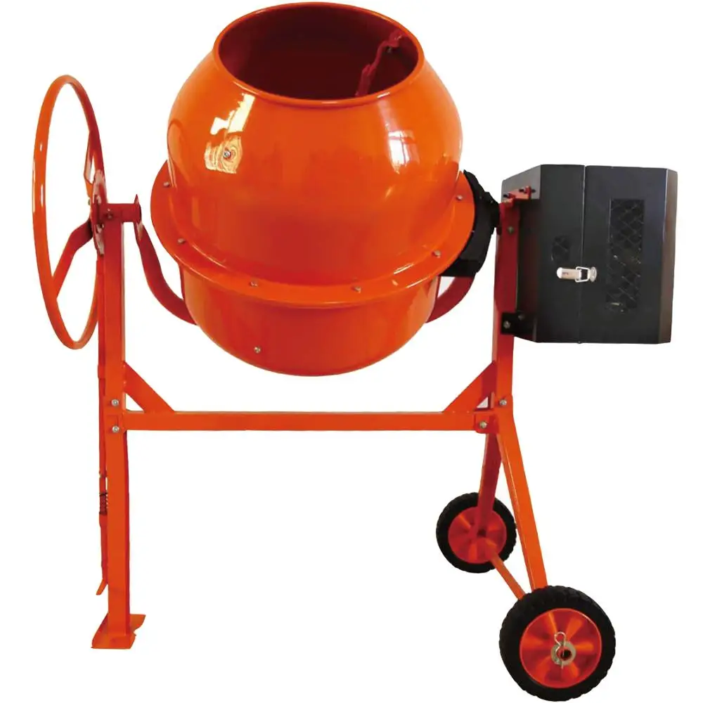 Mini electric portable concrete mixer