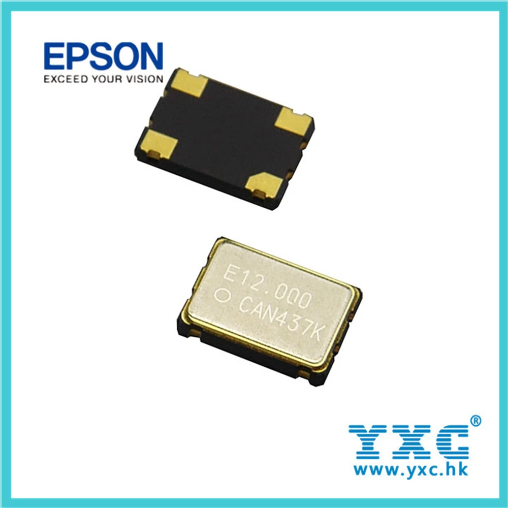 12 МГц программируемый осциллятор 3.3 В 7050 4-SMD + 50ppm-50ppm 4Pin SMD 12 МГц 12.000 МГц простой генератор SG7050CAN/EPSON