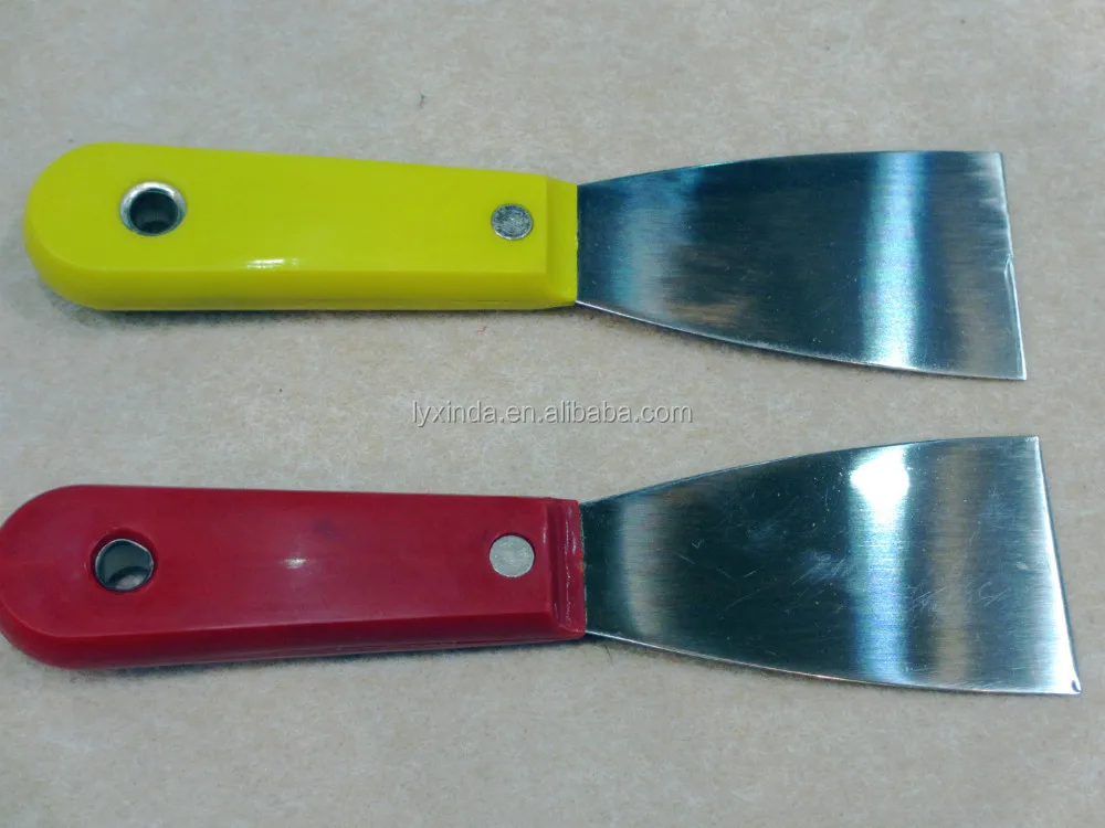 ice/coconut scraper with fiber/rubber handle/putty knife