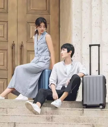 
Original Xiaomi 90 point travel Suitcase 24 inch Spinner Wheel Luggage 4 Colors Hardside xiaomi suitcase new products 