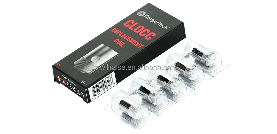 
Kanger CLOCC coil head Ni200 0.15ohm SUS316L 0.5ohm Kangertech replacement CLOCC coil TPD ecigs 