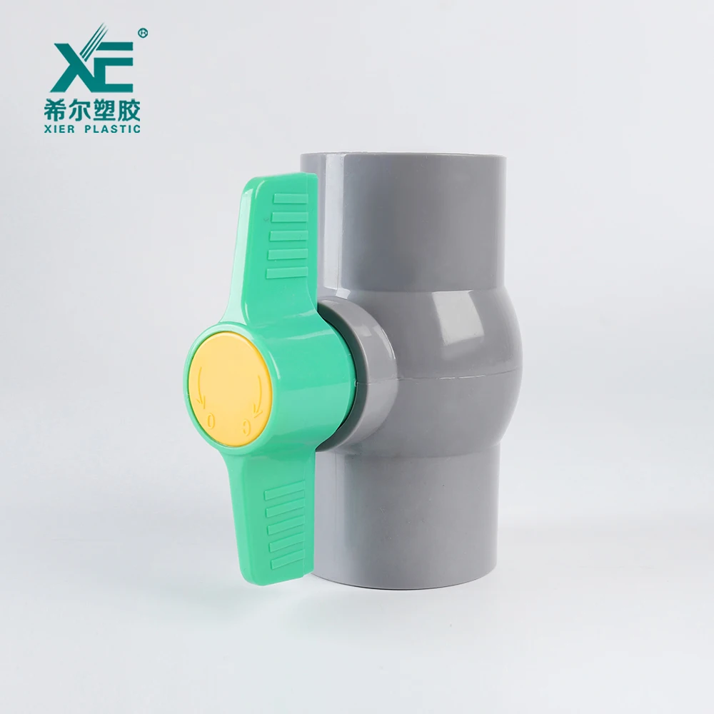 Professional durable free sample normal pressure quality pvc ball valve
