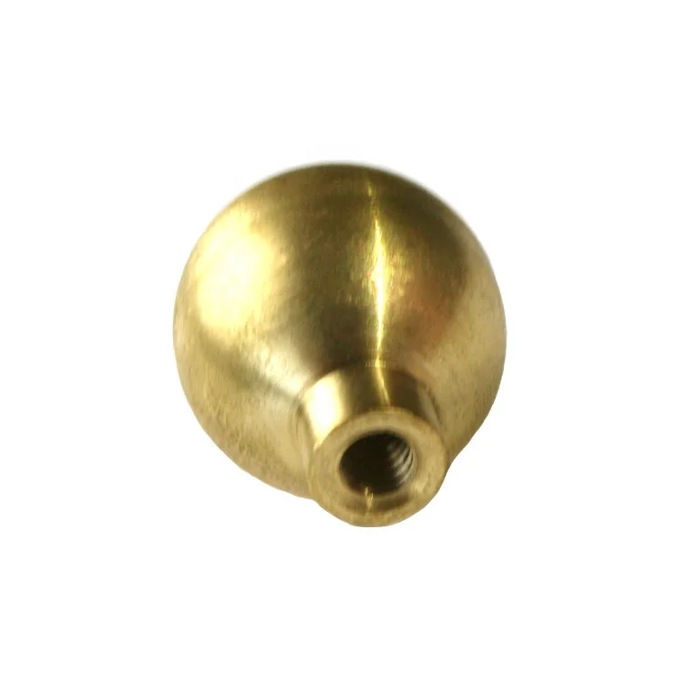 Professional custom solid copper brass ball for furniture handle knob
