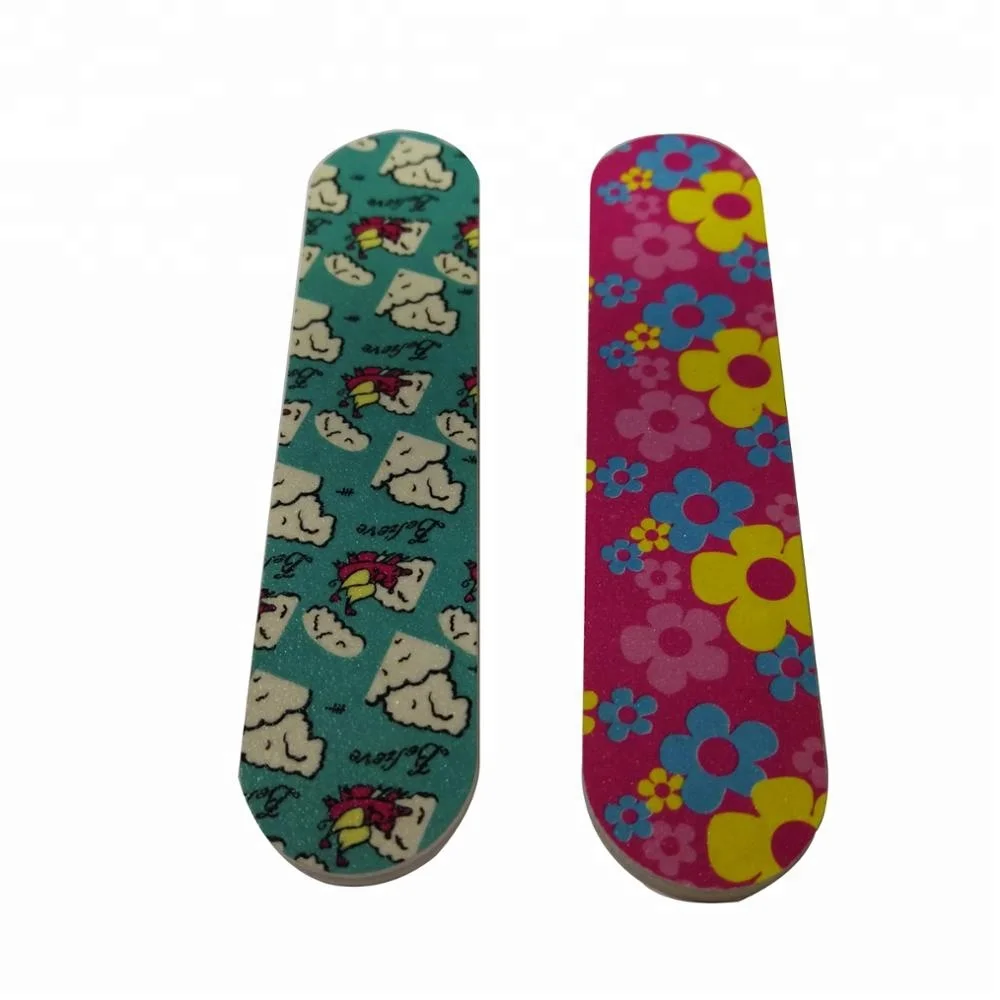 
Professional Portable Double Sides Available Disposable Finger Mini Nail Files cute nail files 