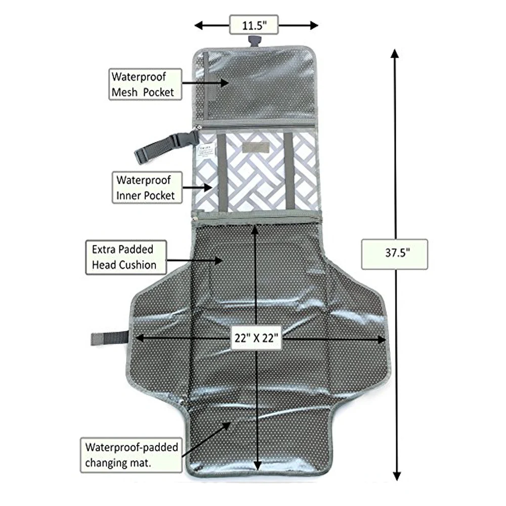 Portable Baby Changing Station for Baby Toddlers Nursery Travel Accessories