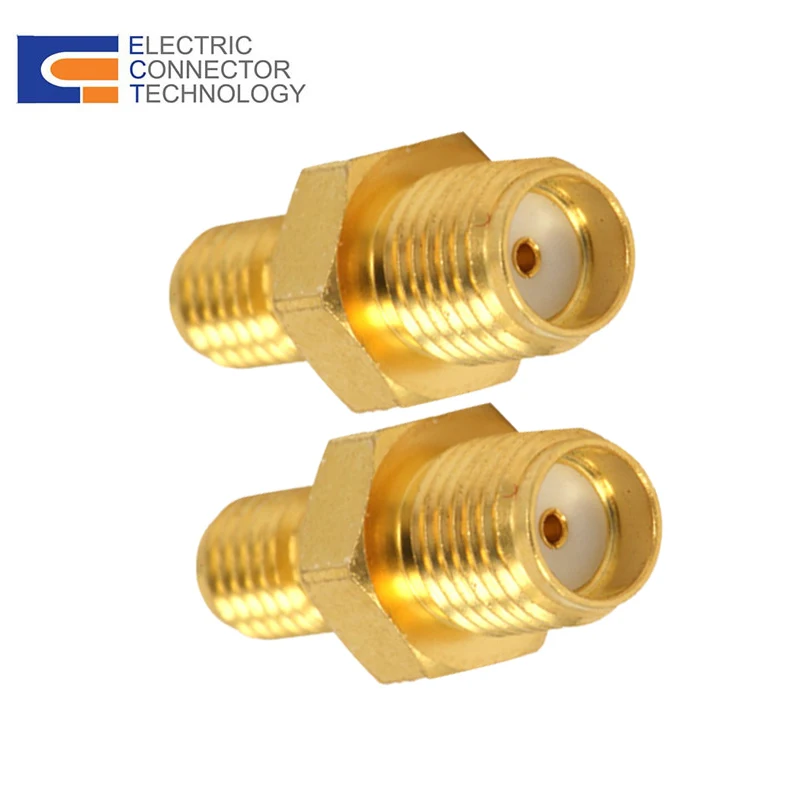 Позолоченные SMA женский ssma Женский коаксиальный адаптер