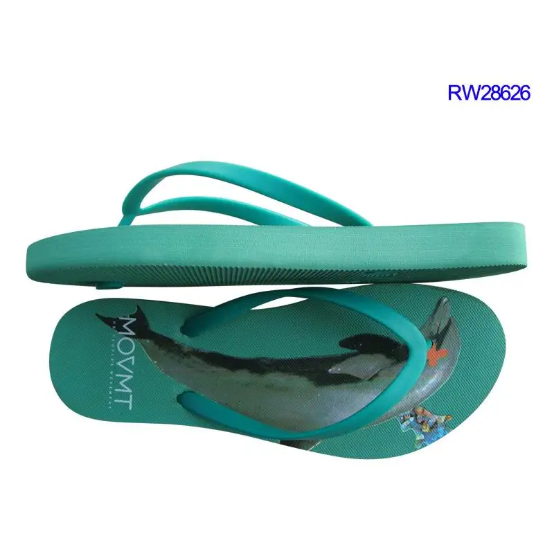 RW28626 Green initiative flip flops trendy rubber ipanema for sale